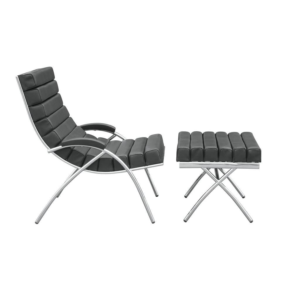 White Chair and Ottoman X327