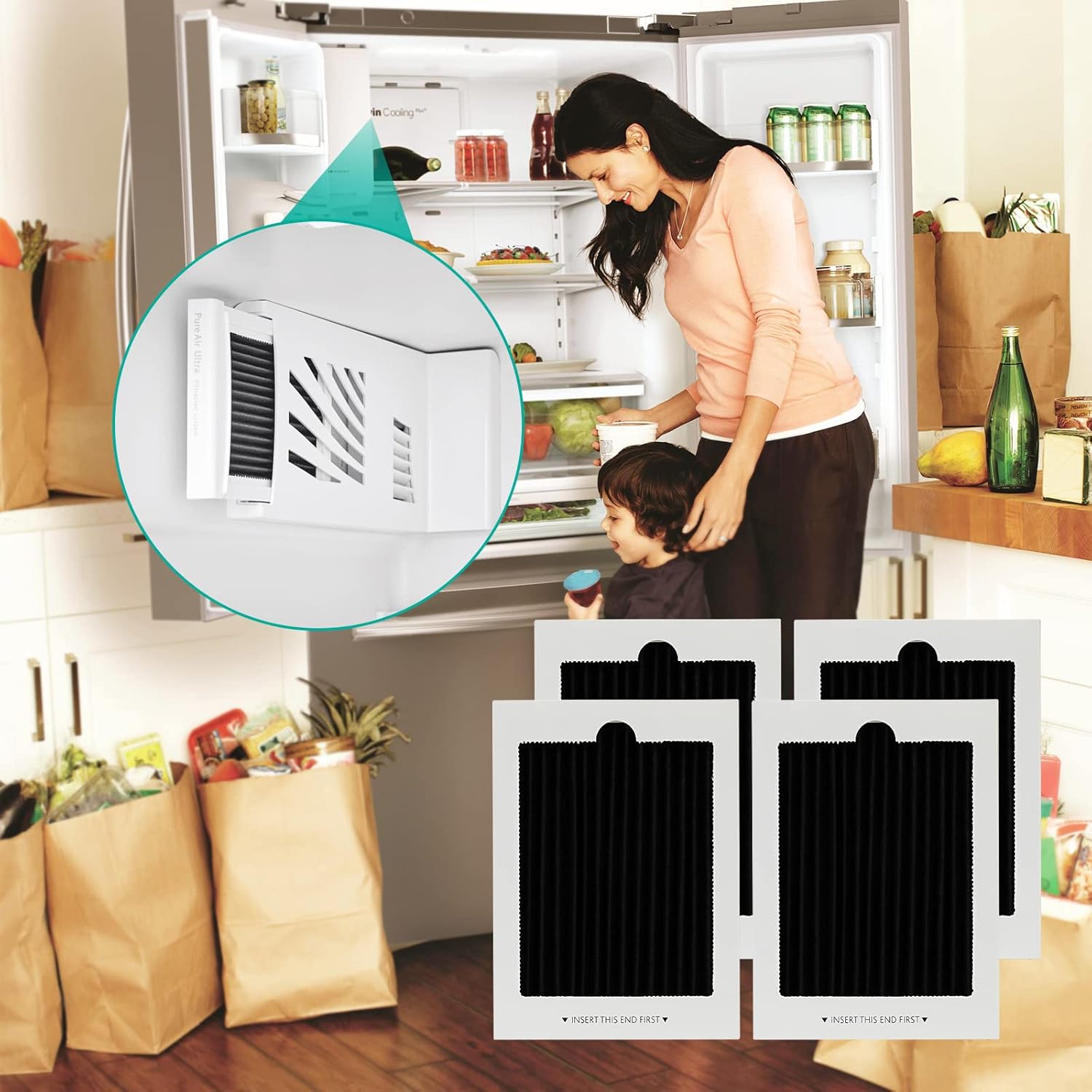 Carbon Activated Refrigerator Air Filter 6 Pack H41552
