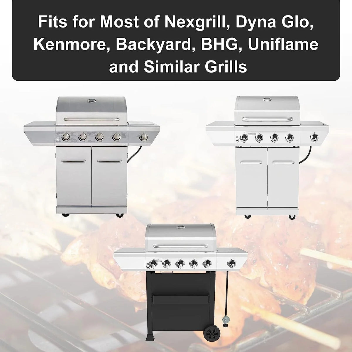 Universal Grease Tray with Catch Pan for Gas Grill F393445