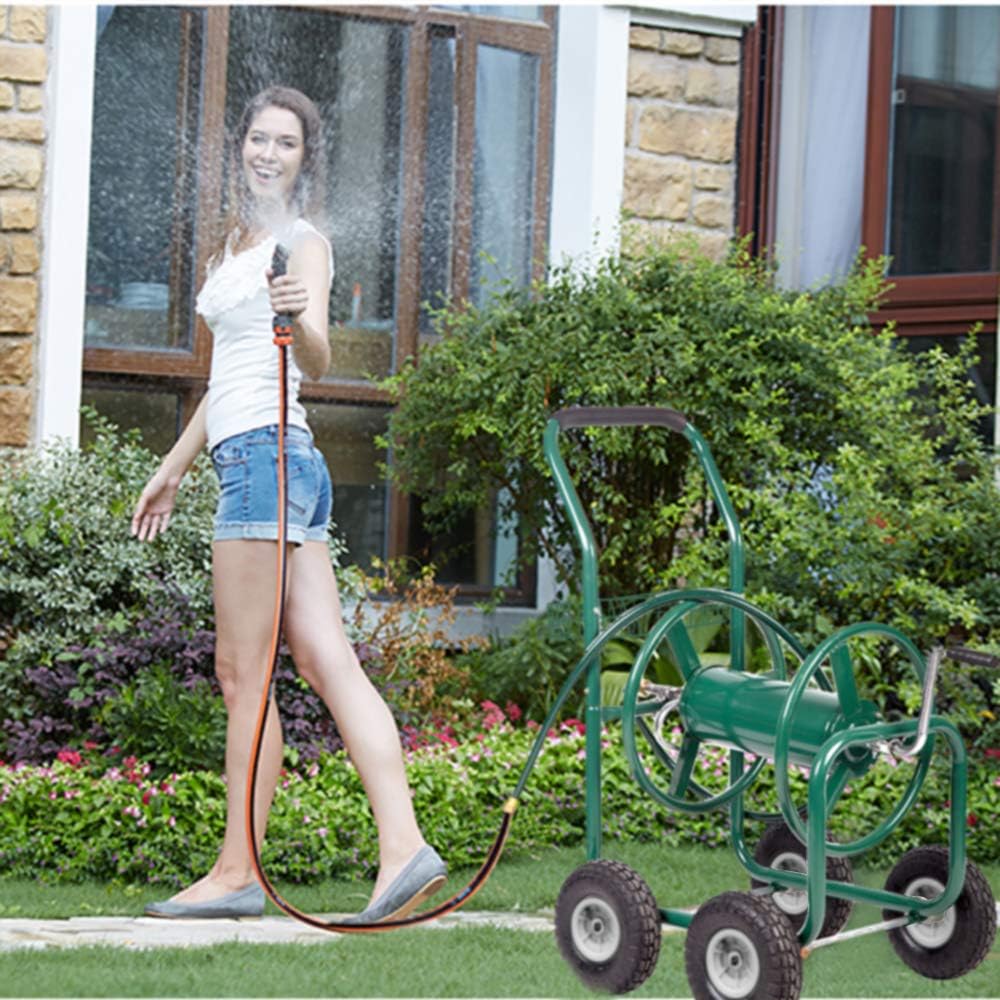 Garden Water Hose Reel Cart with 300FT Hose G967760
