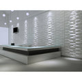 3D Fiber Wall Decor Panelling 30pc Sandstone E3723