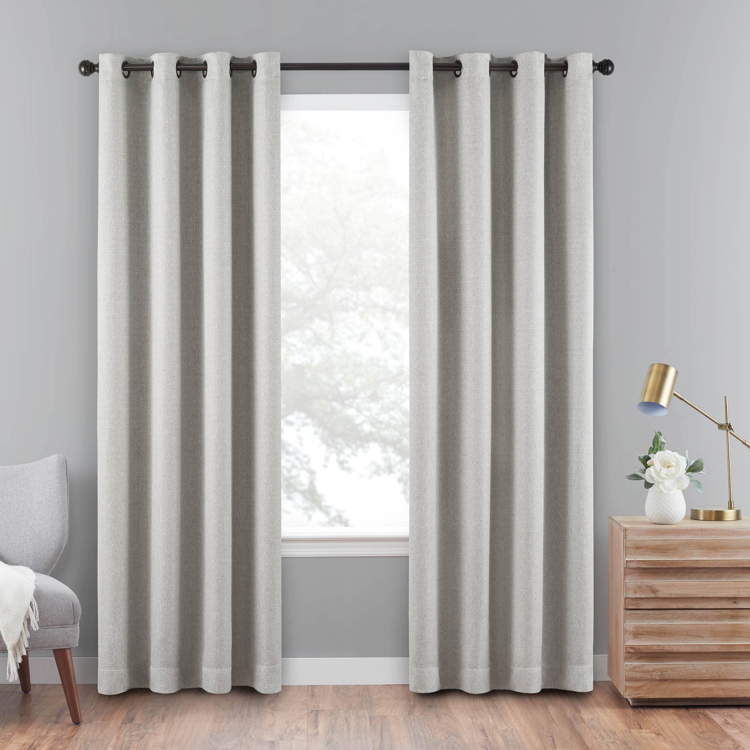 Grey Blackout Window Panel 95 Inches G11340