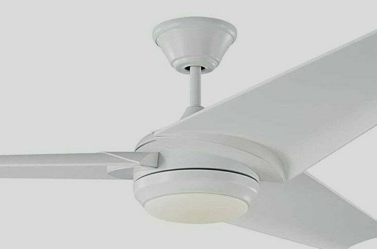 Matte White Ceiling Fan Y48209