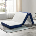 Tri-fold Memory Foam Mattress Topper with Washable Cover, Small Twin Size V677