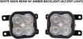 Yellow SAE/DOT LED Fog Light Kit for Ford Ranger 2019-2021 I367305