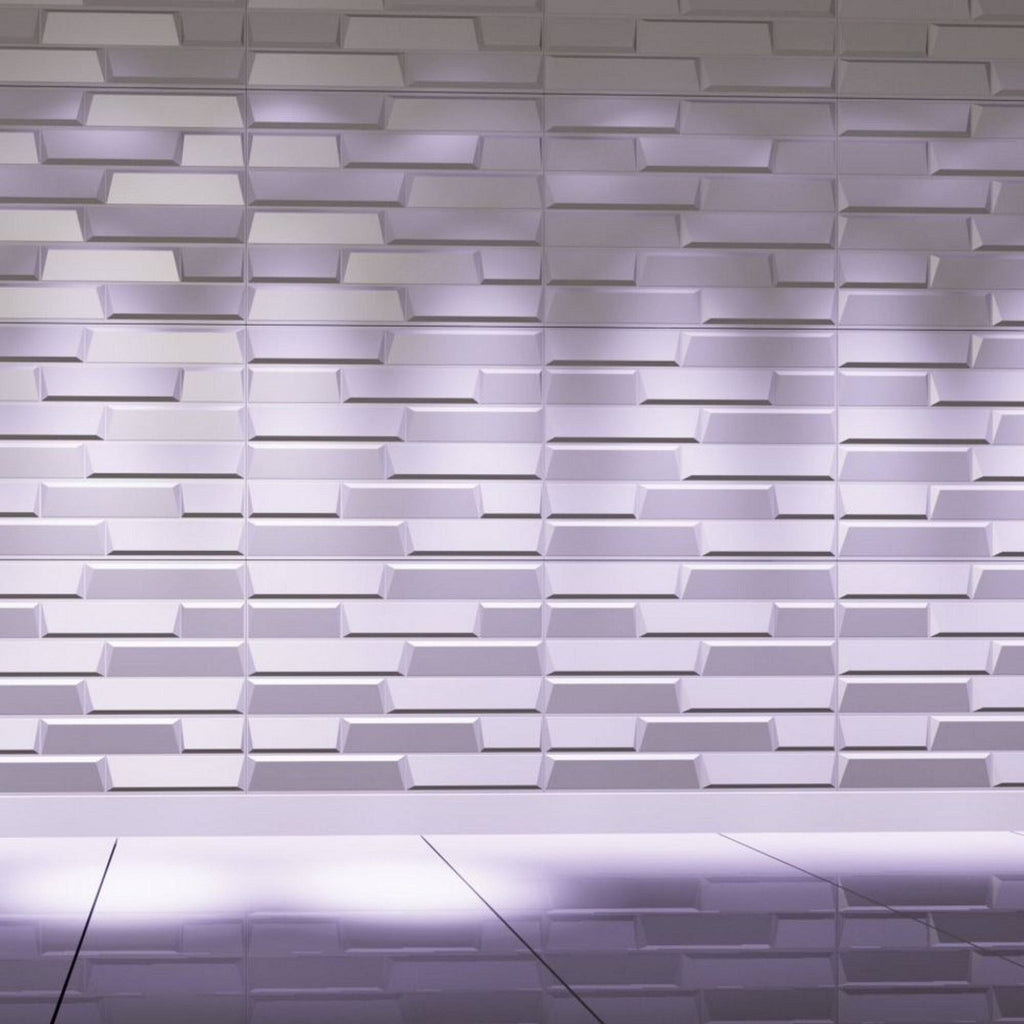 3D Fiber Wall Decor Panelling 30pc Sandstone E3723