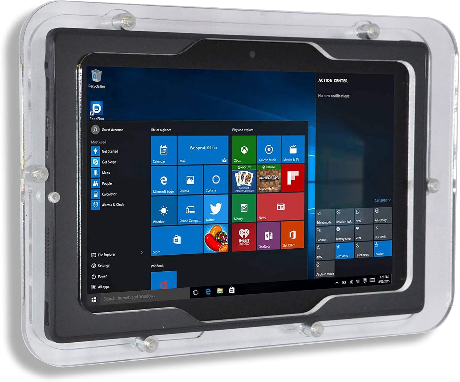 Clear Acrylic Case for MS Surface Go, Pack of 2 C920