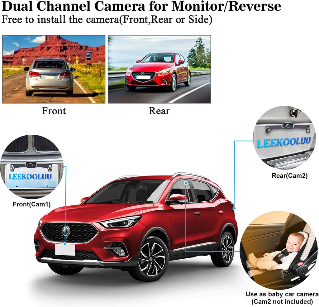 5 Inch HD 1080P Backup Camera Kit, Pack of 2 K7673