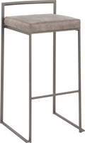 Stackable Barstool Set of 2 Y3906
