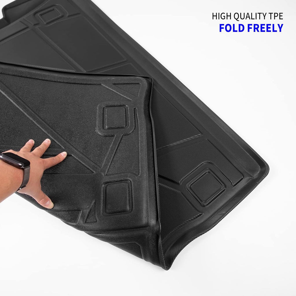 Rear Trunk Mat Cargo Liner TPE All-Weather 4 Door Pack of 2 Q6389