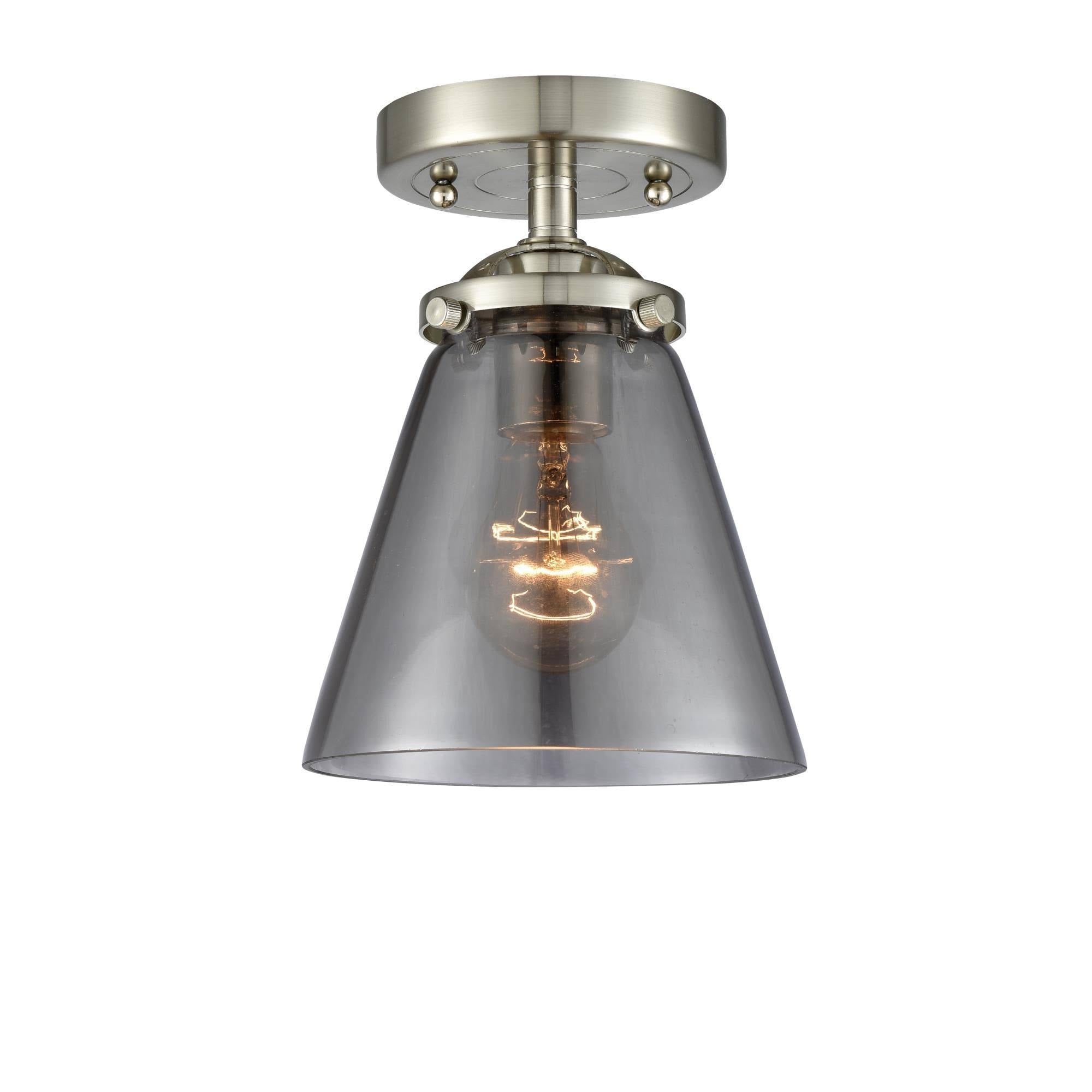Brushed Satin Nickel Semi-Flush Mount Light V820