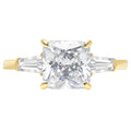 18K Yellow Gold Three-Stone Diamond Engagement Ring E64780