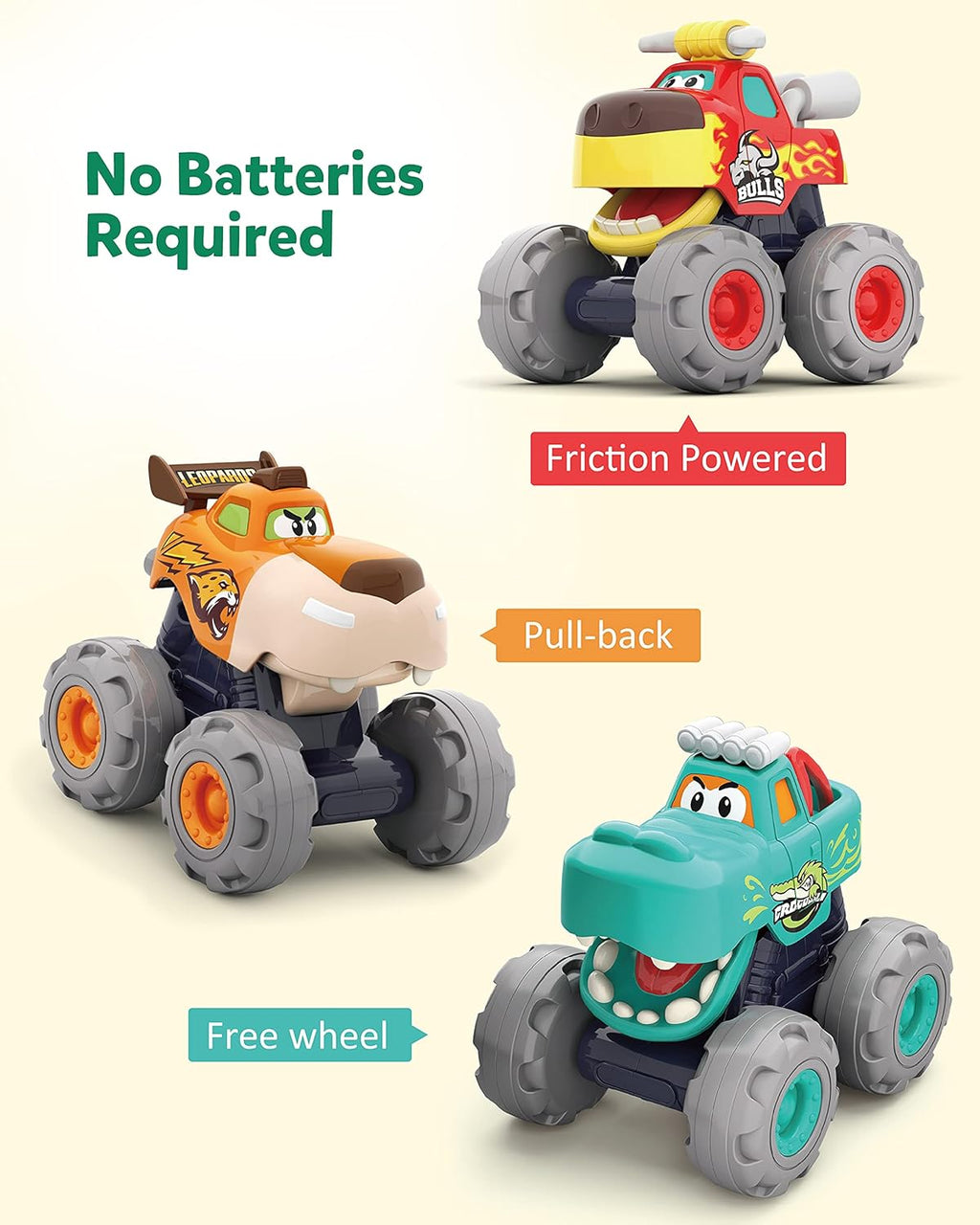 Friction Powered Cars 3PCS Toy Set P143