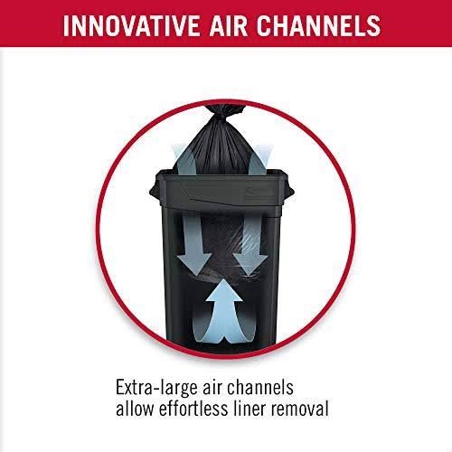 Slim Trash Can, 23 Gal., Green Q4041