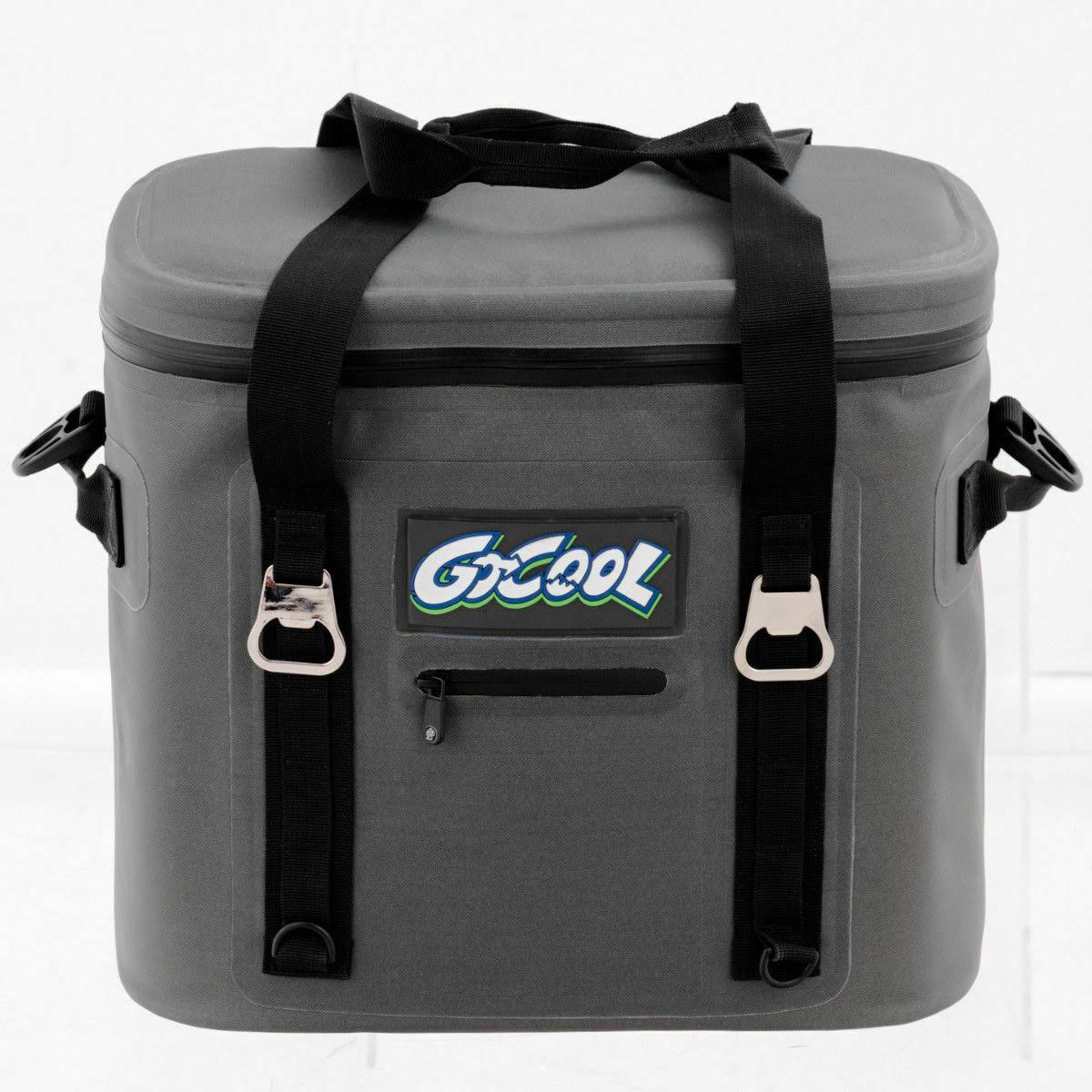 Gray Insulated Soft Cooler Lunch Bag K940