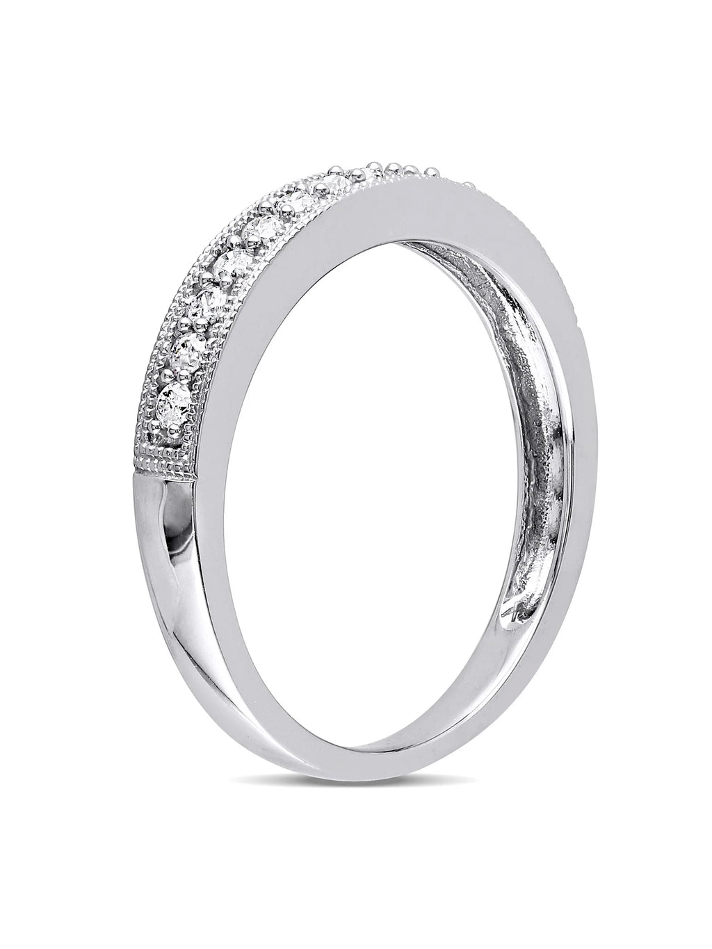 10kt White Gold Diamond Wedding Band W94600