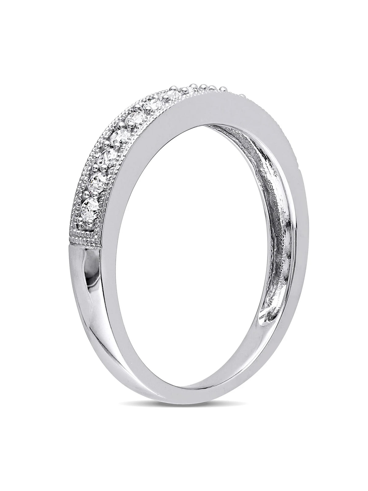 10kt White Gold Diamond Wedding Band W94600