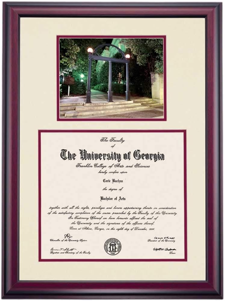 Black/Cherry Mat 12 x 15 Diploma Frame O819086