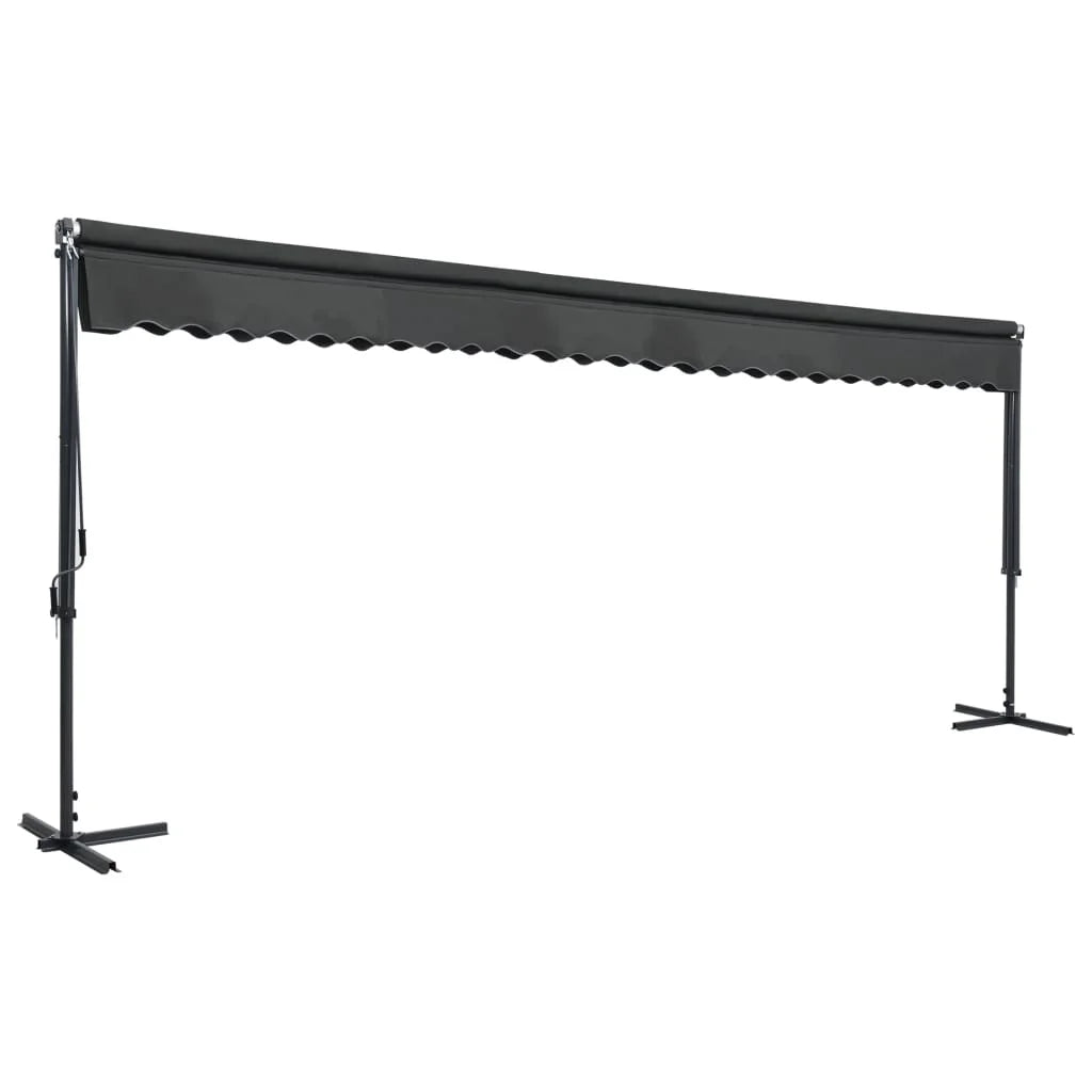 Free Standing Awning 236.2"x118.1" Anthracite O2150