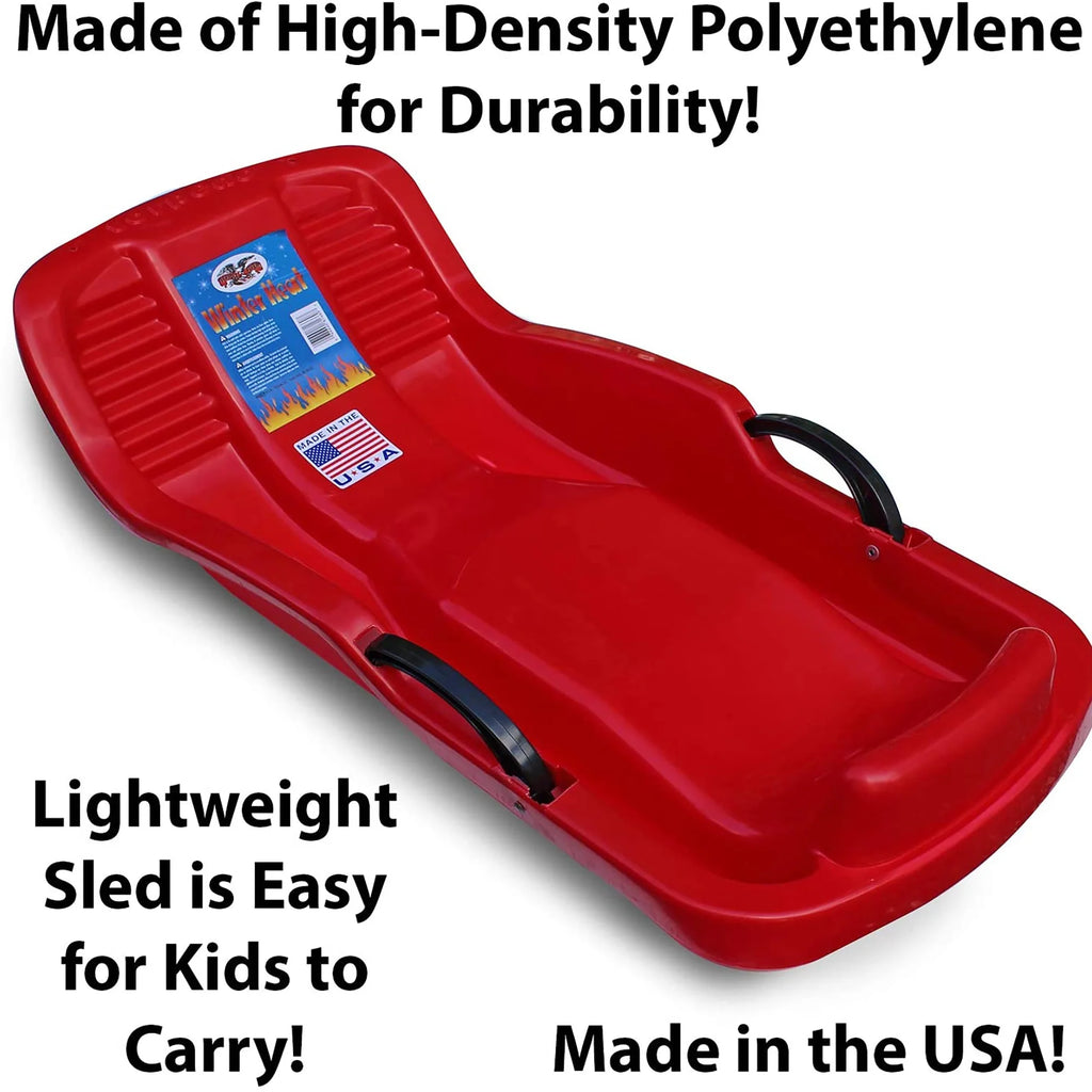 Flexible Flyer Winter Heat Sled with Brakes, 38 Inches P421918