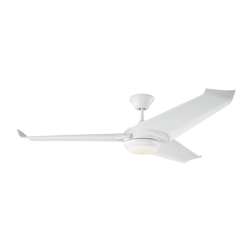 Matte White Ceiling Fan Y48209