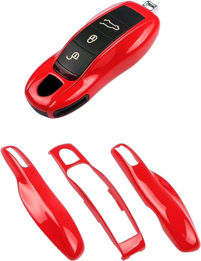 Red Painted Smart Key Fob Shell 3 Pcs N205545