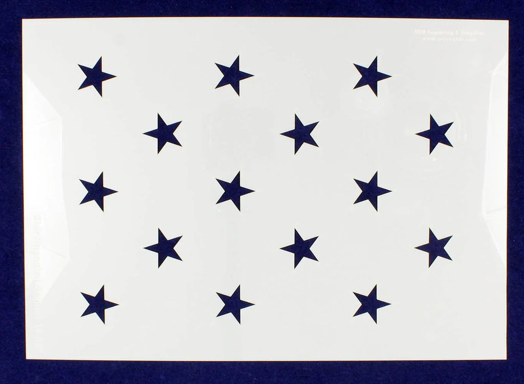 Star Field Stencil 14 Mil 10.5 x 14.82" A835
