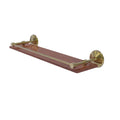 22 inch Solid Ironwood Shelf with Gallery Rail C355