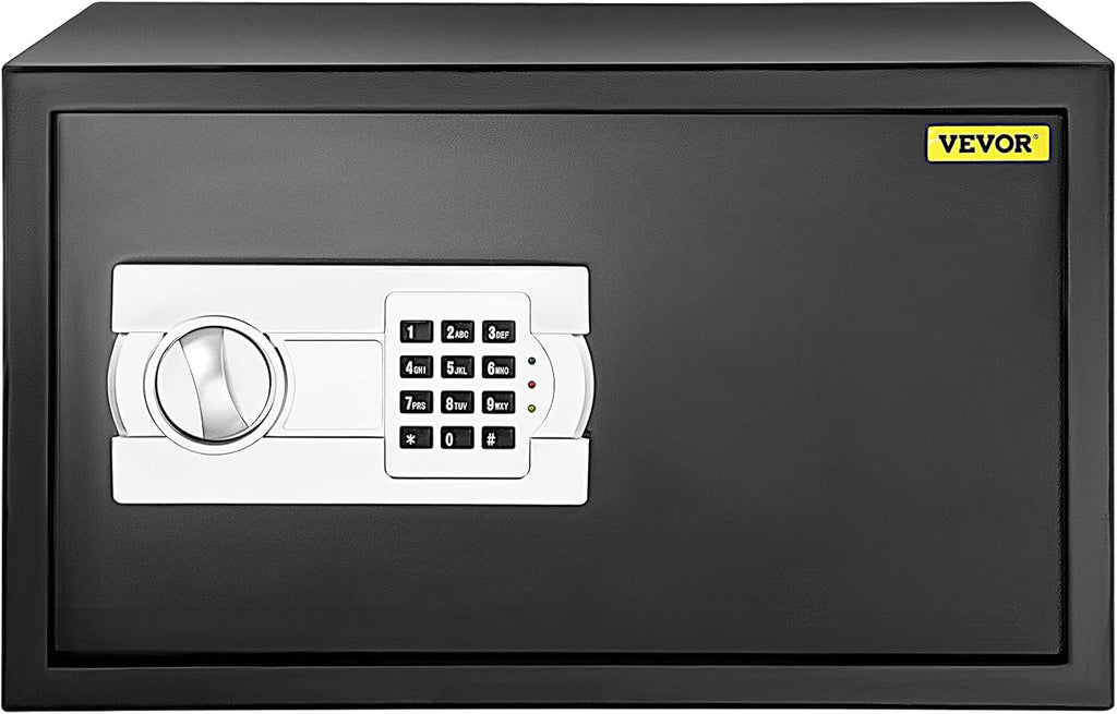 0.8 Cubic Feet Carbon Steel Digital Safe Box with Two Keys W545347