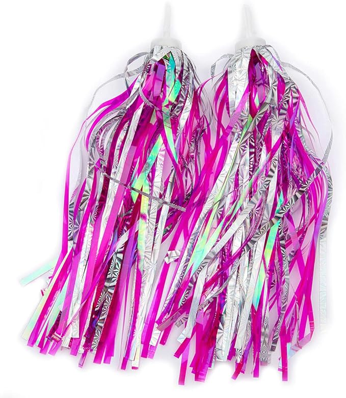Kids Bicycle Tassel Ribbon Handlebar Streamers Grips Accessories O994019
