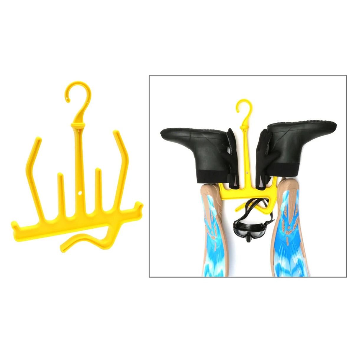 Yellow Rotatable Snorkel Drain Hangers S6131