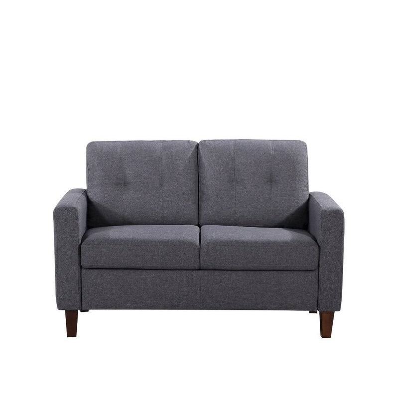 Tufted Mid-Century Loveseat - Beige J5935
