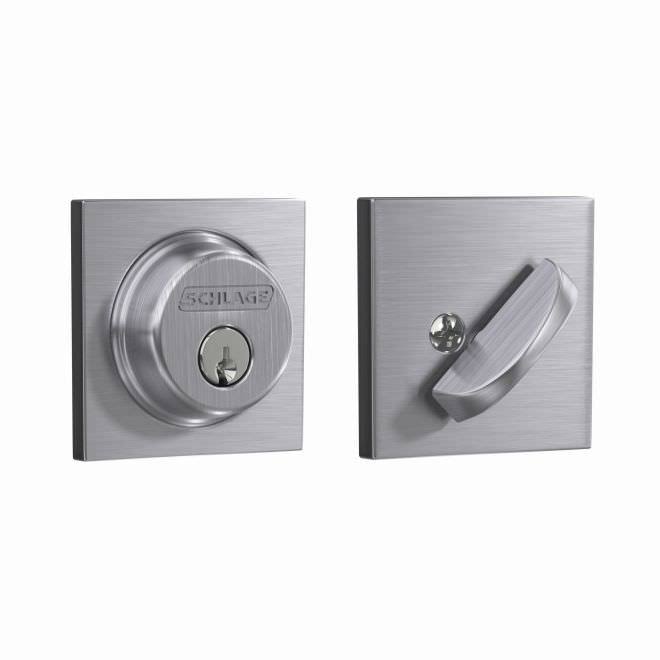 Single Cylinder Deadbolt in Satin Nickel G125926