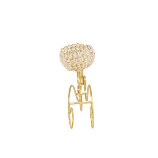 Gold-Tone Candle Holder T6300
