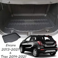 Cargo Liner Trunk Mat Cargo Tray Black Pack of 2 B128727