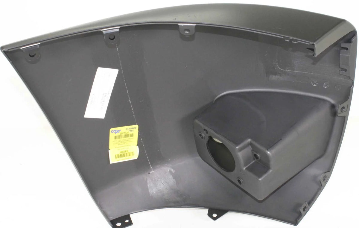Primed Front Bumper End Cap with Fog Light Hole C180810