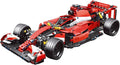Red Super Sports Car MOC Building Blocks Kit, 1:10 Scale Sports Car Model Toys (1250 Pcs) I375858