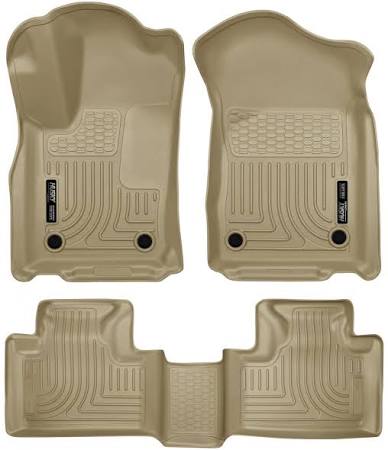 Black Front & 2nd Seat Floor Liners O504