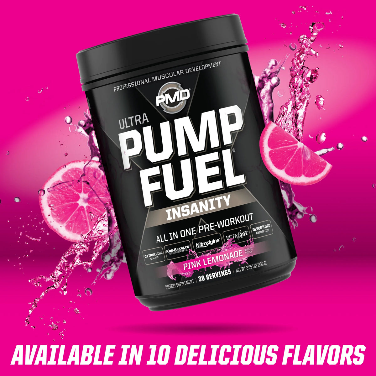 Electric Pink Lemonade Pre Workout Drink, 30 Servings L112429