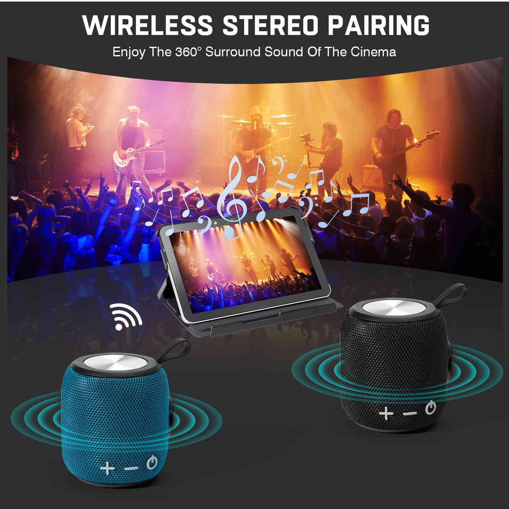 Blue Bluetooth V5.2 Portable Waterproof Speaker Z76842