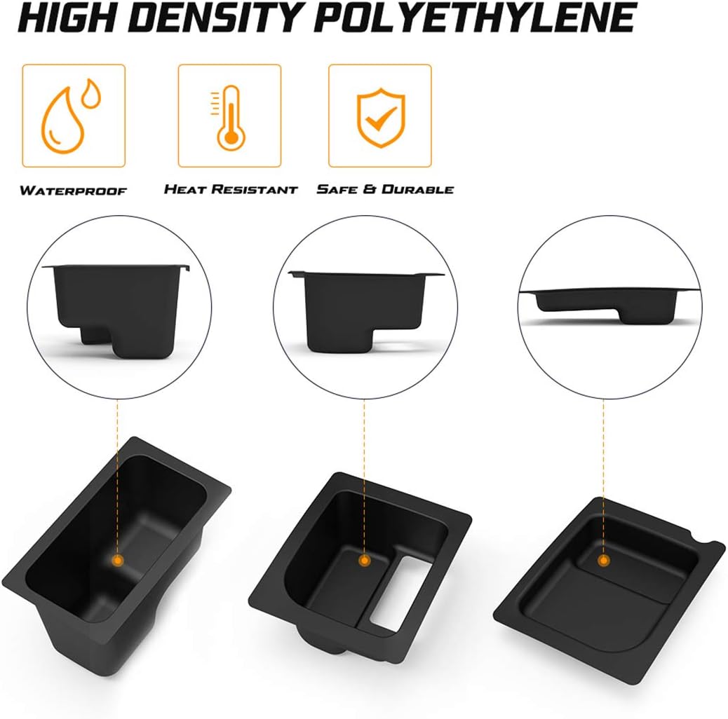 Under Seat Storage Box Bin Set for Polaris Ranger 500/570 Mid-Size C308446