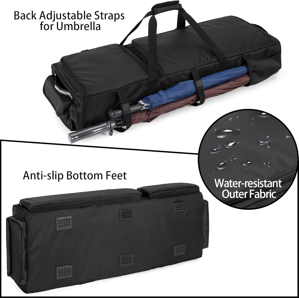 Under Seat Storage Bag with Inner Dividers & Multiple Pockets A56907