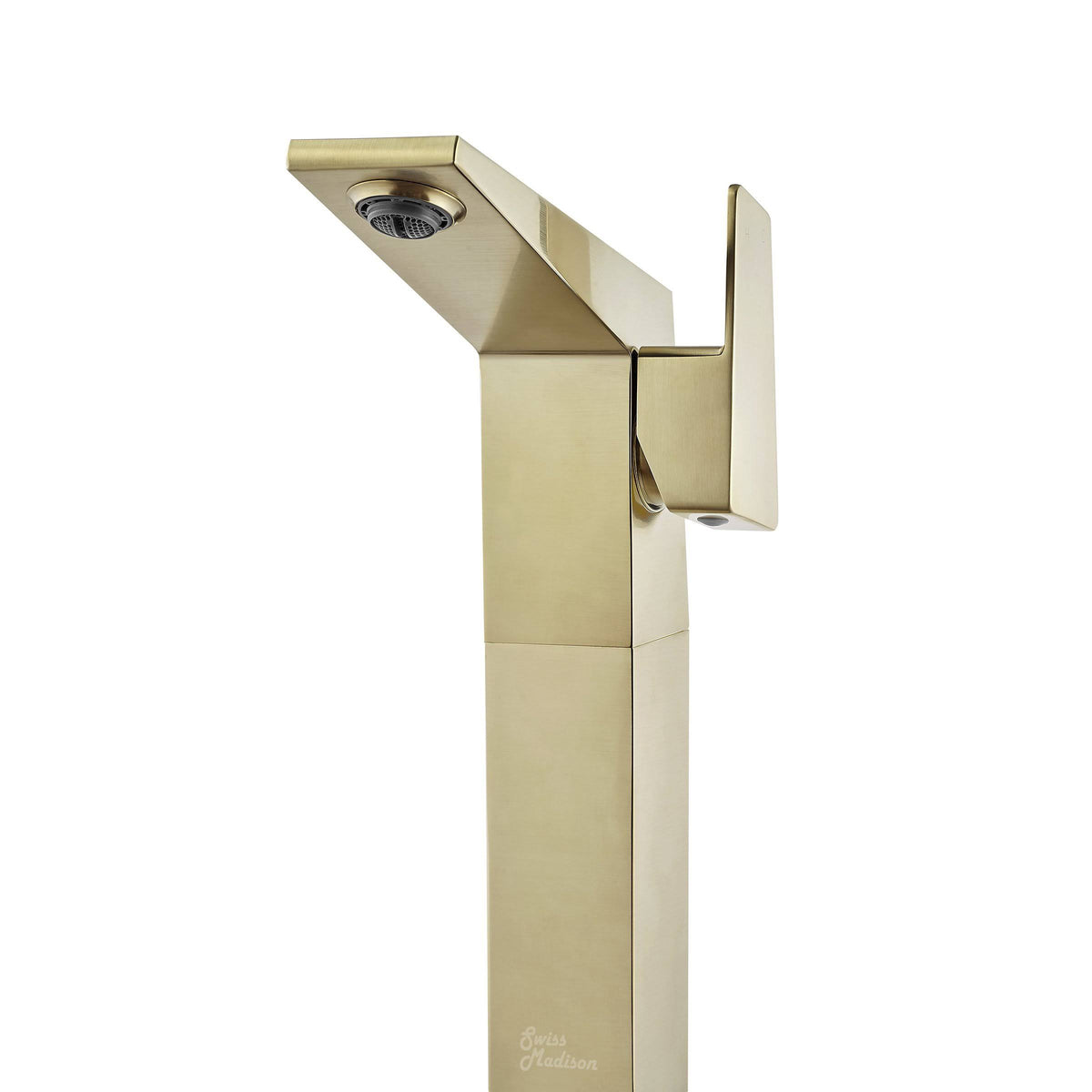 Brushed Gold Single Handle Bathroom Faucet H454