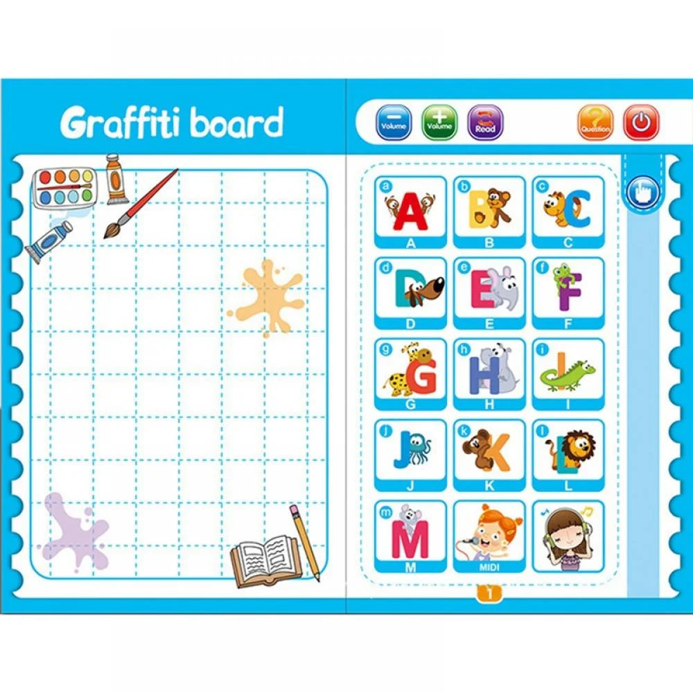Sound Book for Children English Letters & Words Educational Toys C41791