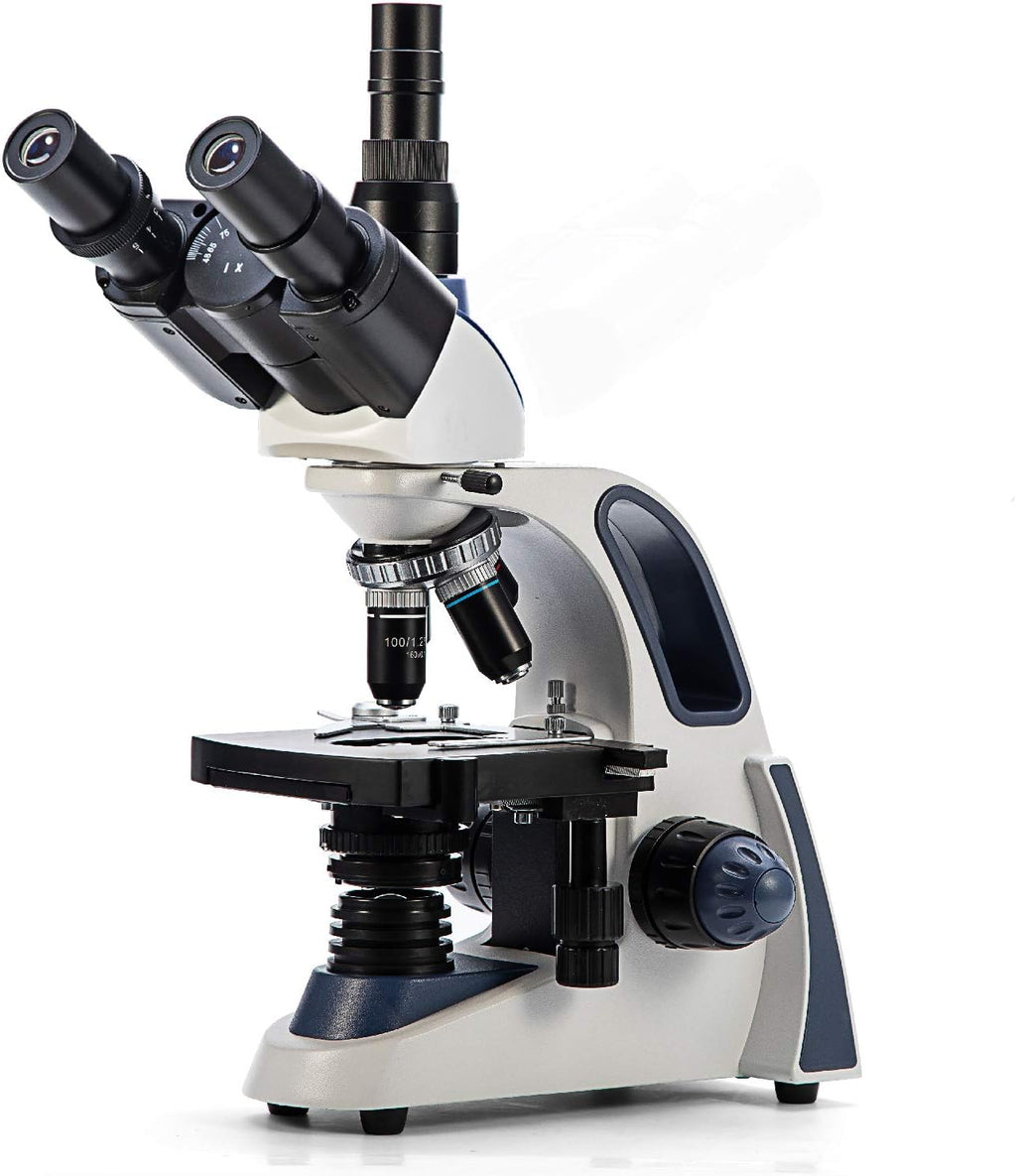 40X-2500X Trinocular Compound Microscope with Mechanical Stage N70480