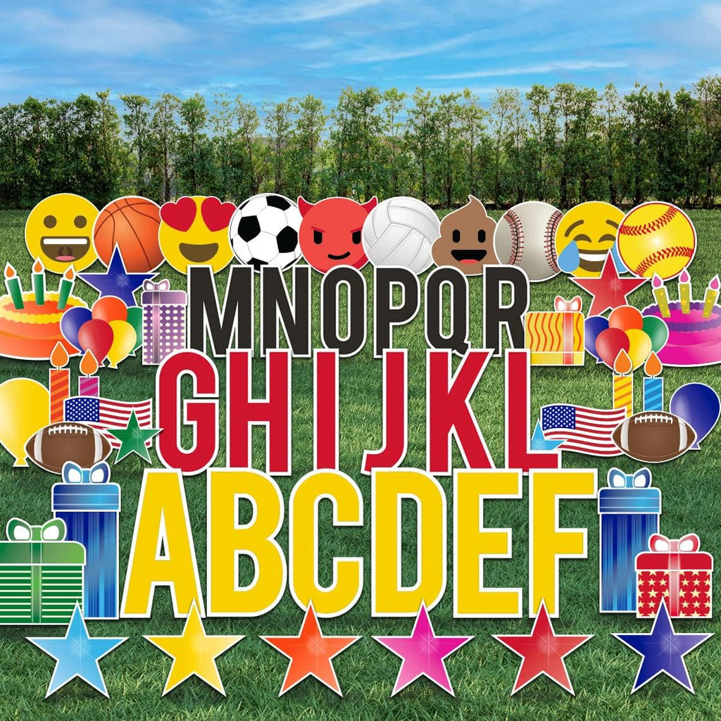407 Piece Yard Sign Starter Kit with Stakes V46941