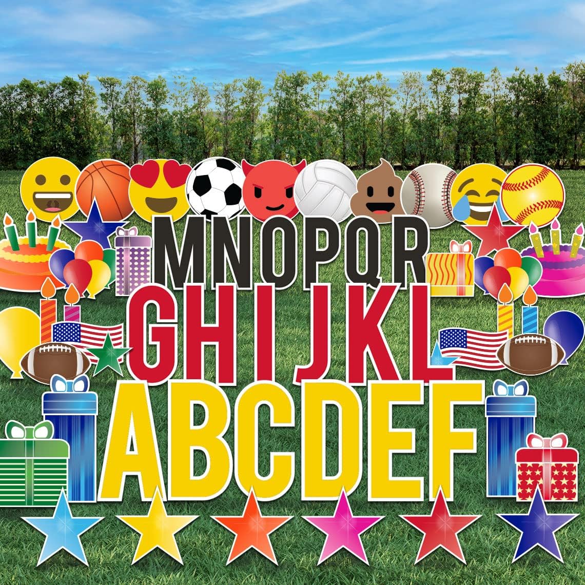 407 Piece Yard Sign Starter Kit with Stakes V46941