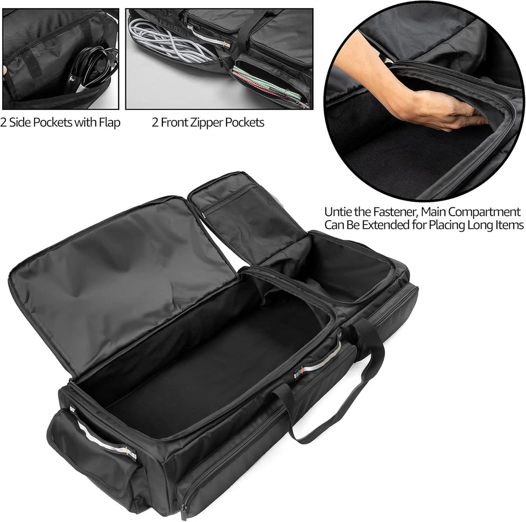 Under Seat Storage Bag with Inner Dividers & Multiple Pockets A56907