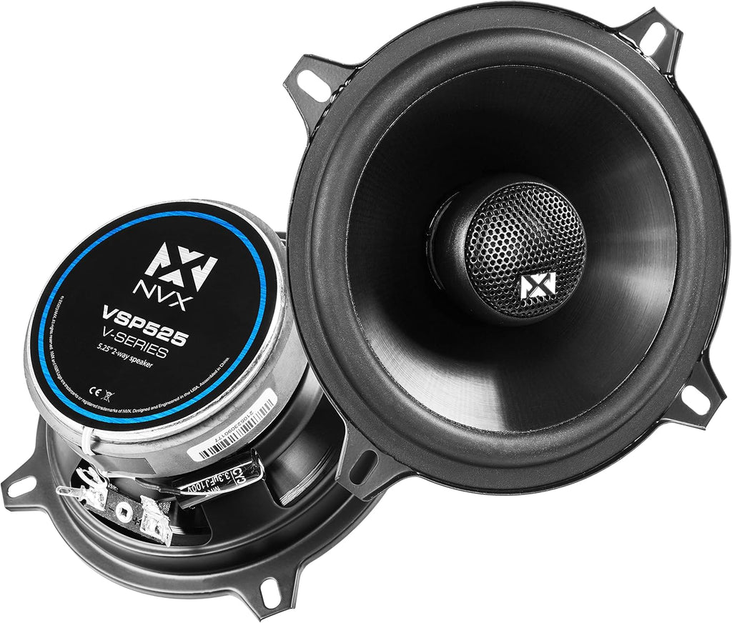 5.25" 2-Way Coaxial Speakers with Silk Dome Tweeters Pack of 2 C51320