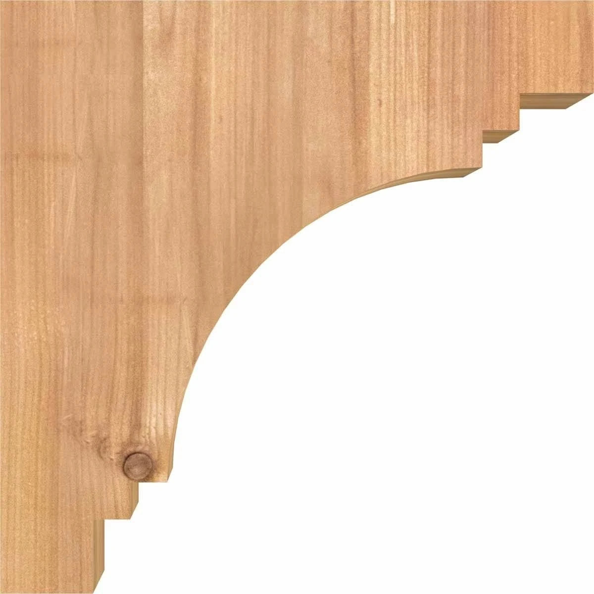 3 1/2x22W x 12x22D x 12x22H Western Red Cedar Corbel I523